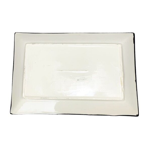 NOMBULELO MKIVA South African Hand Painted Ceramic Slipware Rectangular … - Picture 9 of 9